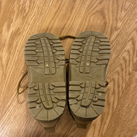 B.U.M. Equipment Women's Classic Beige Ankle Winter Boots (Size  5) Vintage 90's - Picture 5 of 12